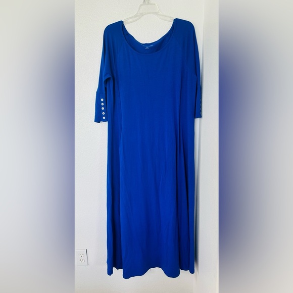 Soft Surroundings Sapphire Pirouette Maxi Dress - Picture 1 of 7